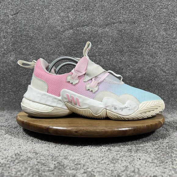 Adidas Trae Young 1 Icee Mens Size 9.5 Cotton Candy Blue Pink Basketball Shoes main image 9